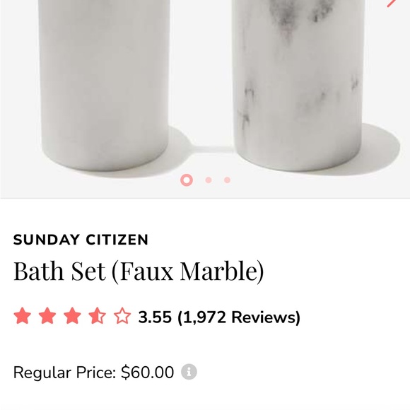 Sunday Citizen Resin Bath Set - Picture 2 of 2